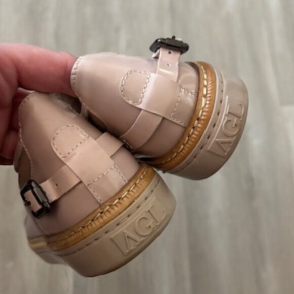 AGL Attilio Giusti Leombruni Pink Sneakers with fur lining - size 37 US6.5 - Picture 4 of 6